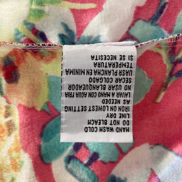 Sleeveless floral print dress with pockets - Picture 9 of 9